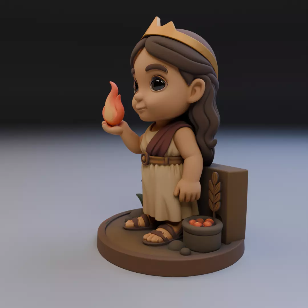 Baby Hestia 3D print model_9