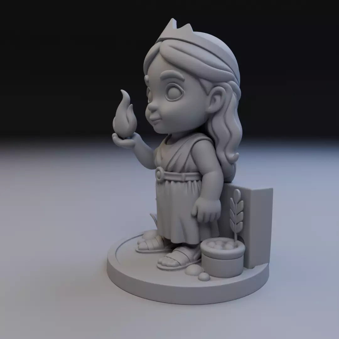Baby Hestia 3D print model_10