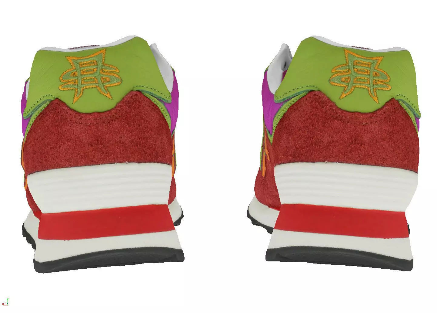stray rats x New Balance 574 Low-poly 3D model_4