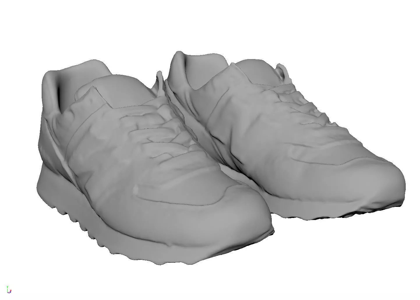 stray rats x New Balance 574 Low-poly 3D model_7