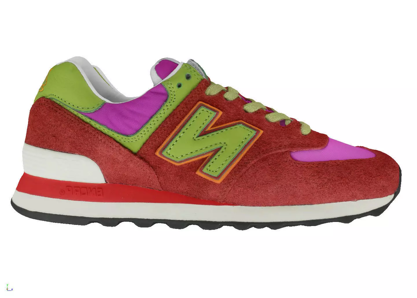 stray rats x New Balance 574 Low-poly 3D model_2