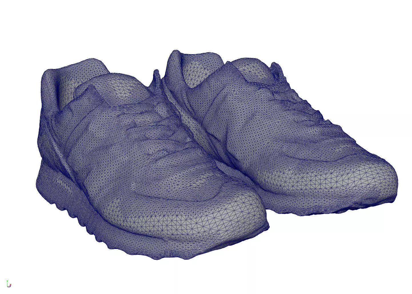 stray rats x New Balance 574 Low-poly 3D model_8