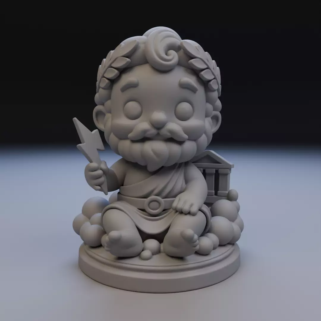 Baby Zeus 3D print model_16