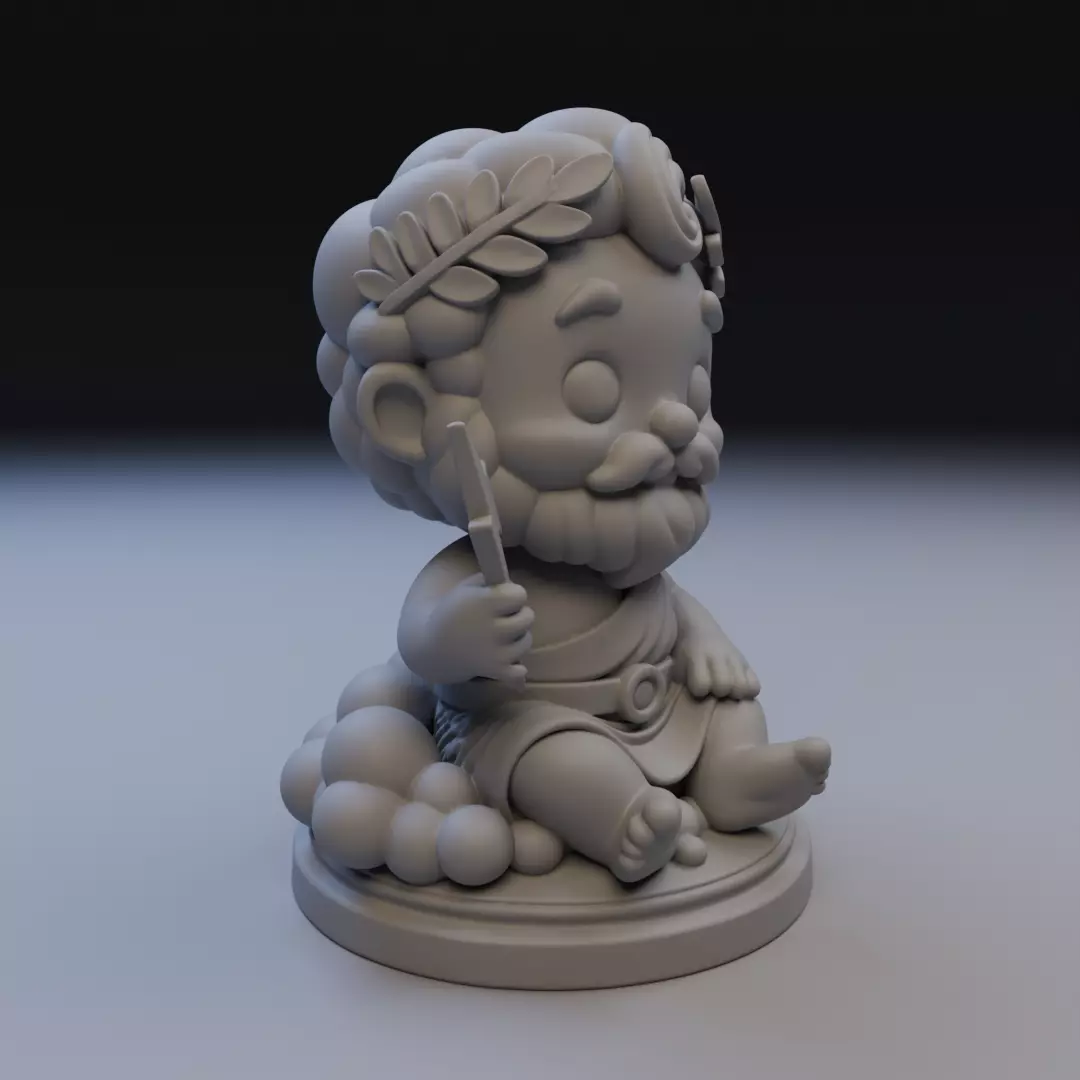 Baby Zeus 3D print model_12