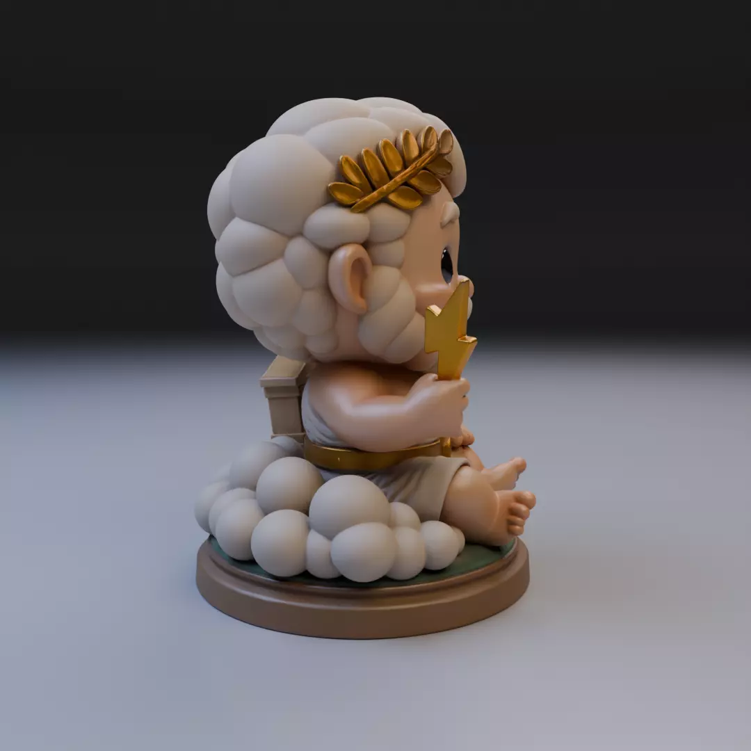 Baby Zeus 3D print model_1