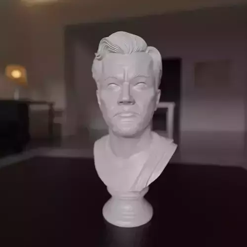 bust of man