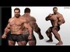 Hyper Realistic Muscular Male Game Ready PBR Textures Rig Ready Low-poly 3D model_1