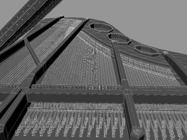 Grand Piano Low-poly 3D model_5