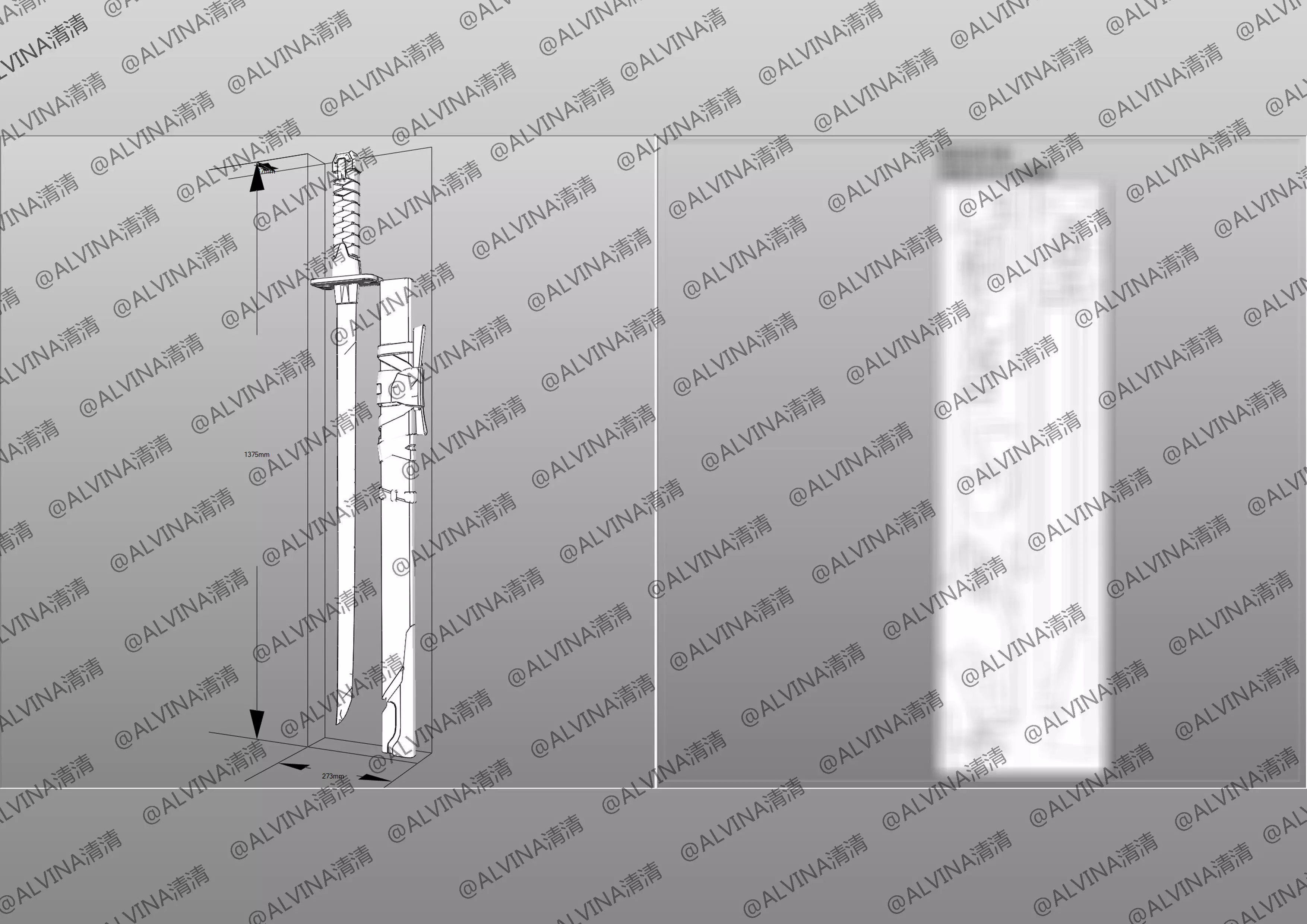 Overwatch Young Genji Armor - DIY Cosplay Pepakura Foam Template Low-poly 3D model_34