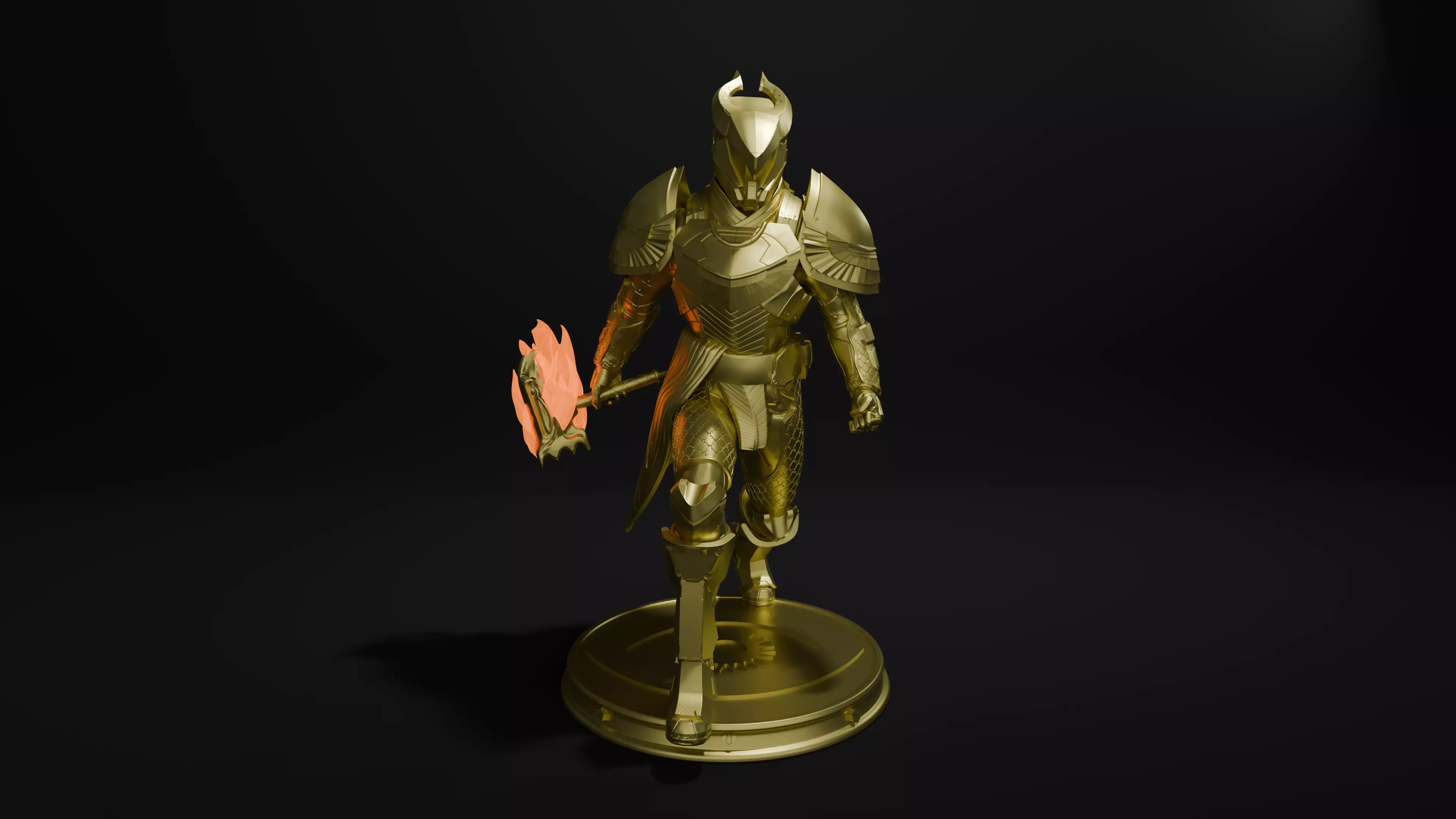 DESTINY - TITAN ARMOR Osiris  3D print model_9