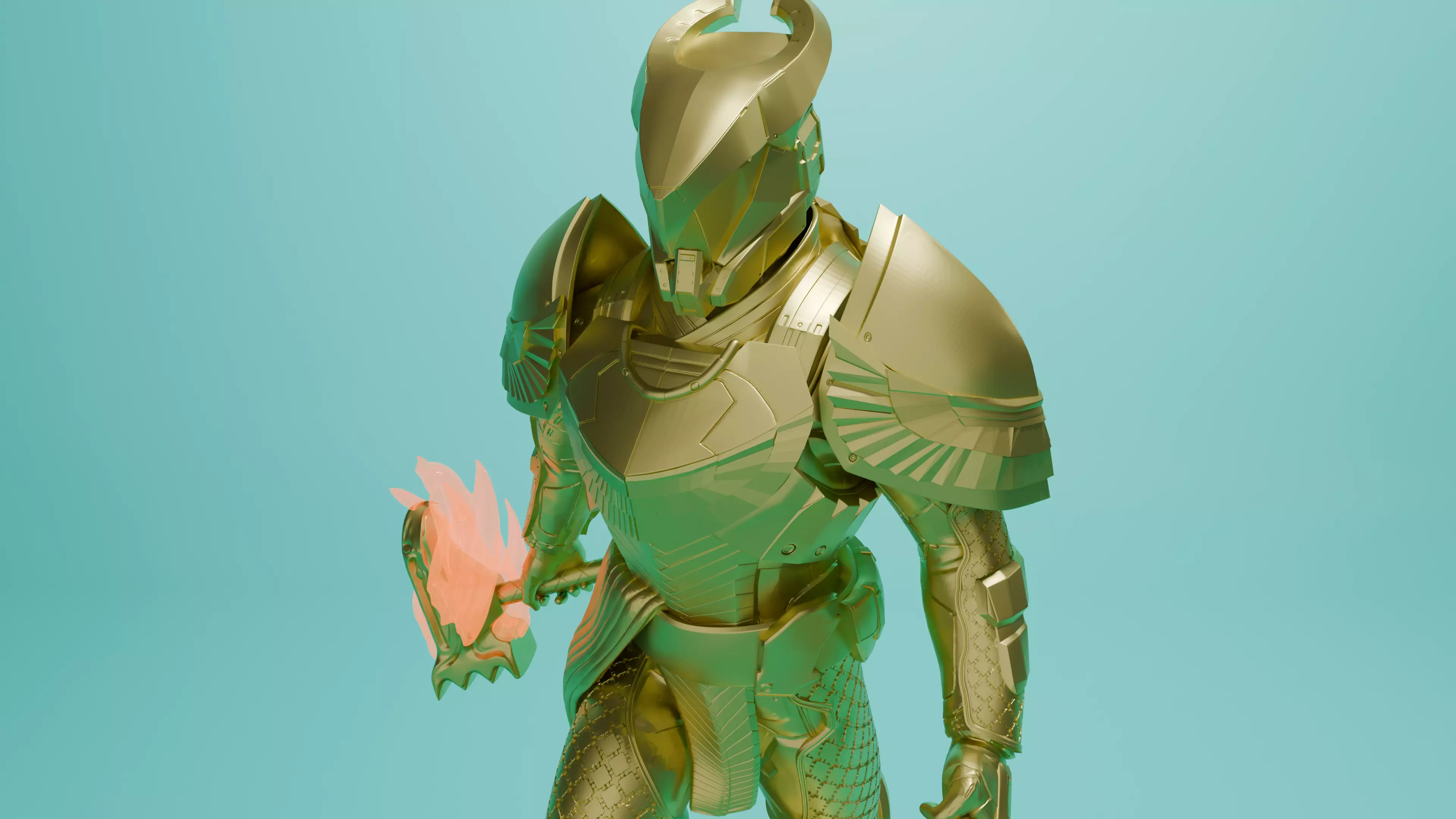 DESTINY - TITAN ARMOR Osiris  3D print model_6