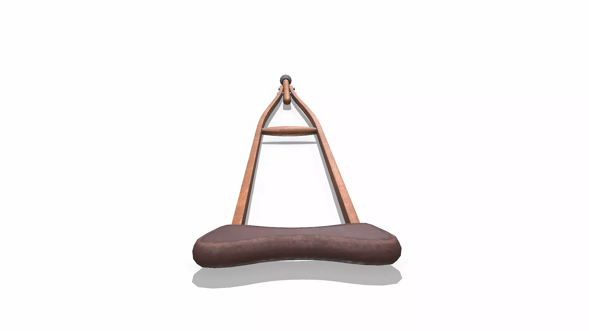 Old Wooden Crutch Low-poly PBR Low-poly 3D model_6