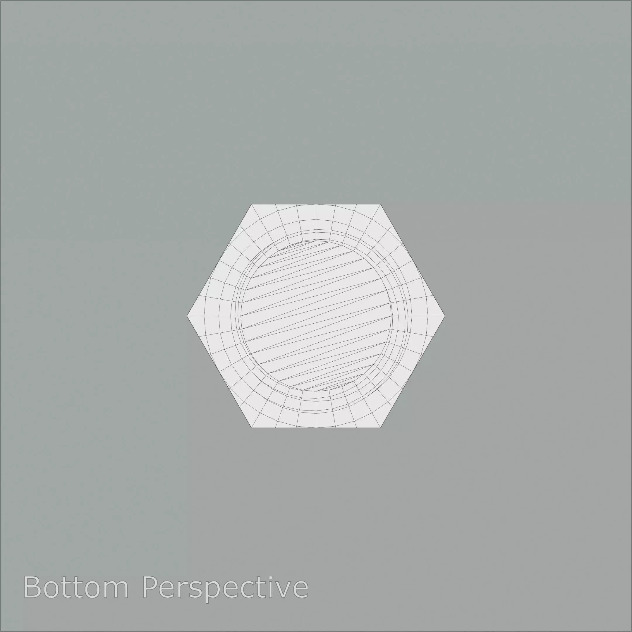 Steel Stained Hex M8 High Precision Bolt with 4K PBR Textures 3D model_8