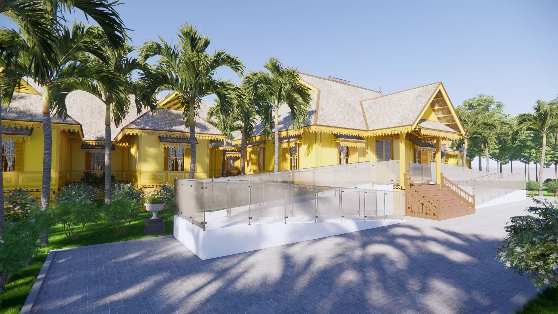 The Museum Building Of Sambas Cultural Centre 3D model_5