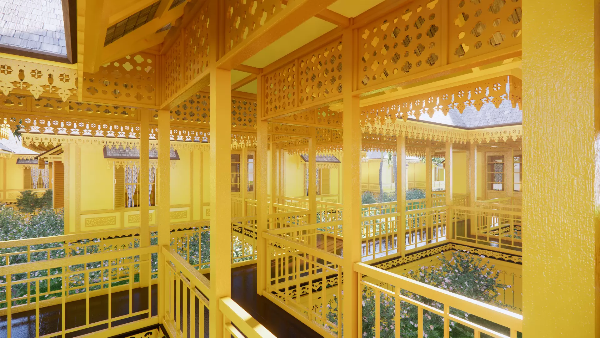 The Museum Building Of Sambas Cultural Centre 3D model_9