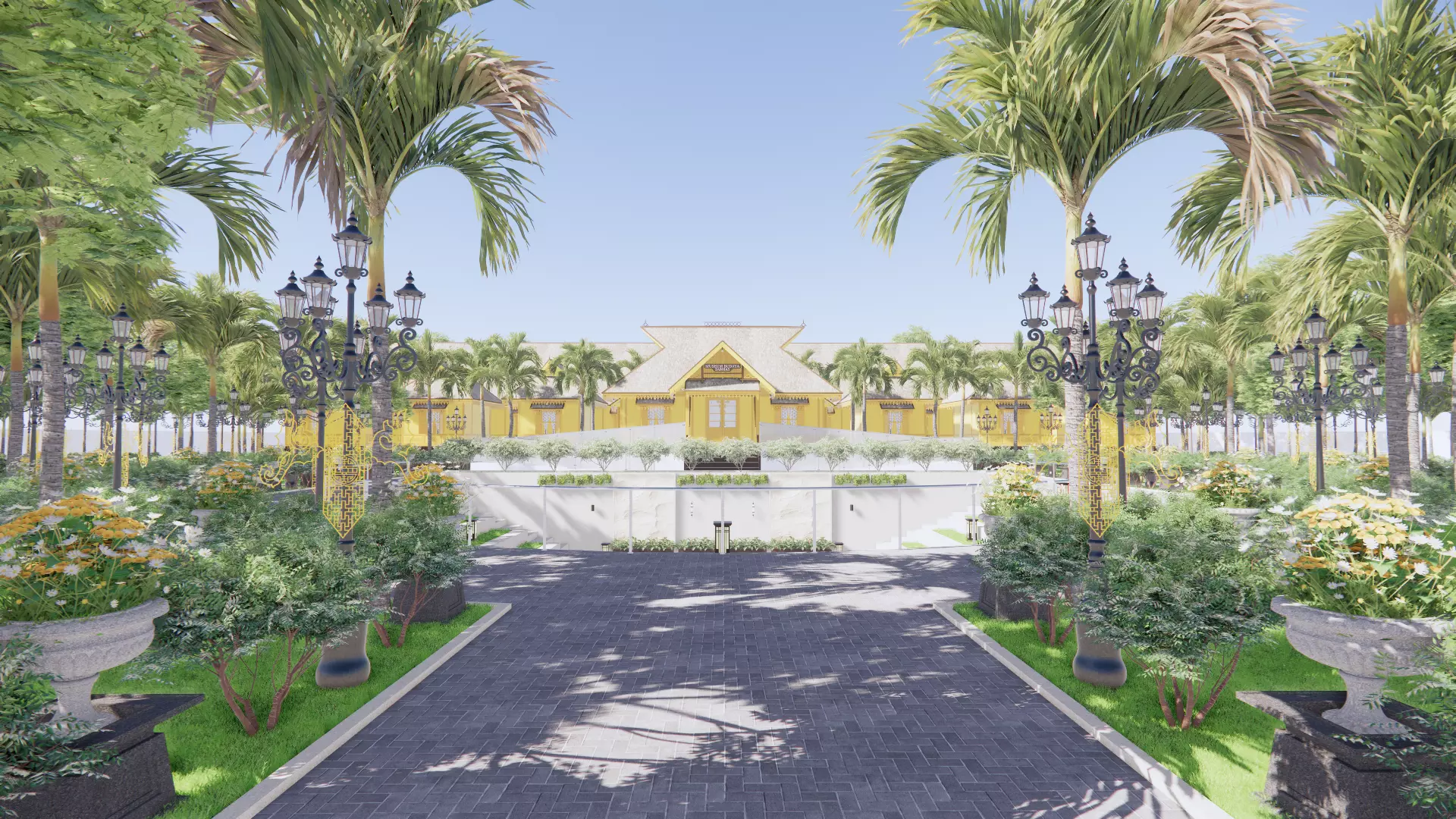The Museum Building Of Sambas Cultural Centre 3D model_0