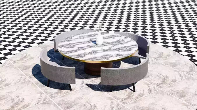 Dining Table FBX