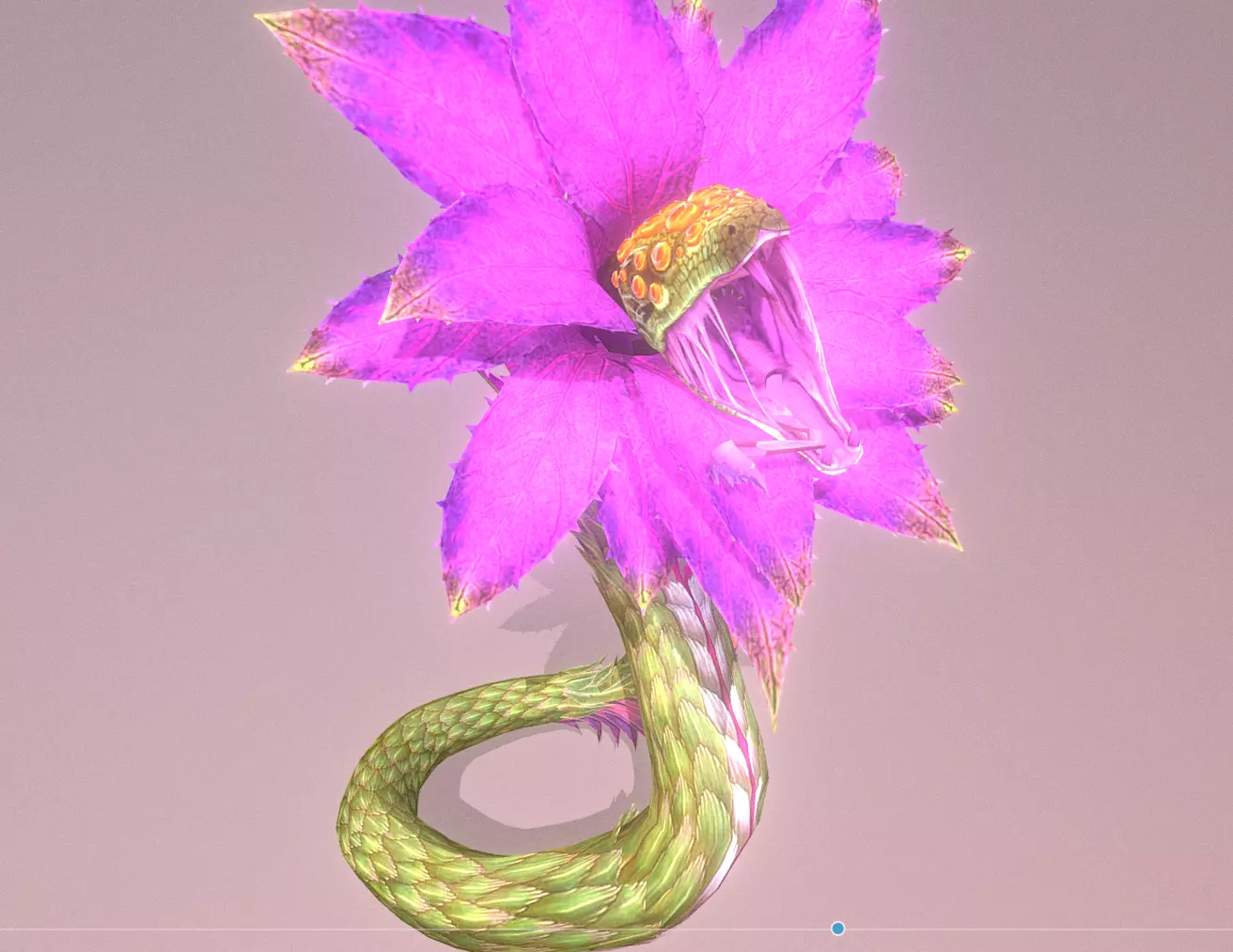 Mythical SnakePlant Wild Plant 3D model_2