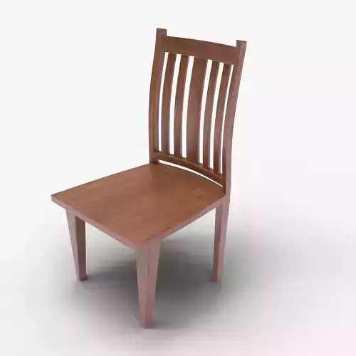 High-Quality Wooden Chair 3D Model Realistic PBR  3D model