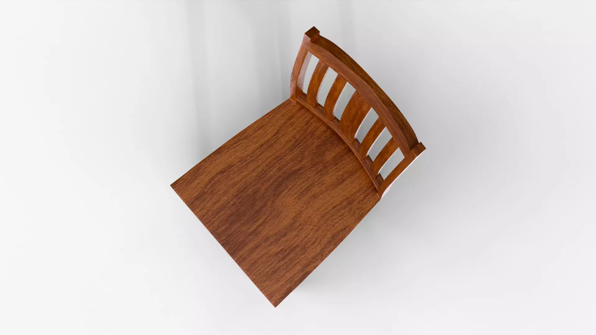 High-Quality Wooden Chair 3D Model Realistic PBR Low-poly 3D model_5