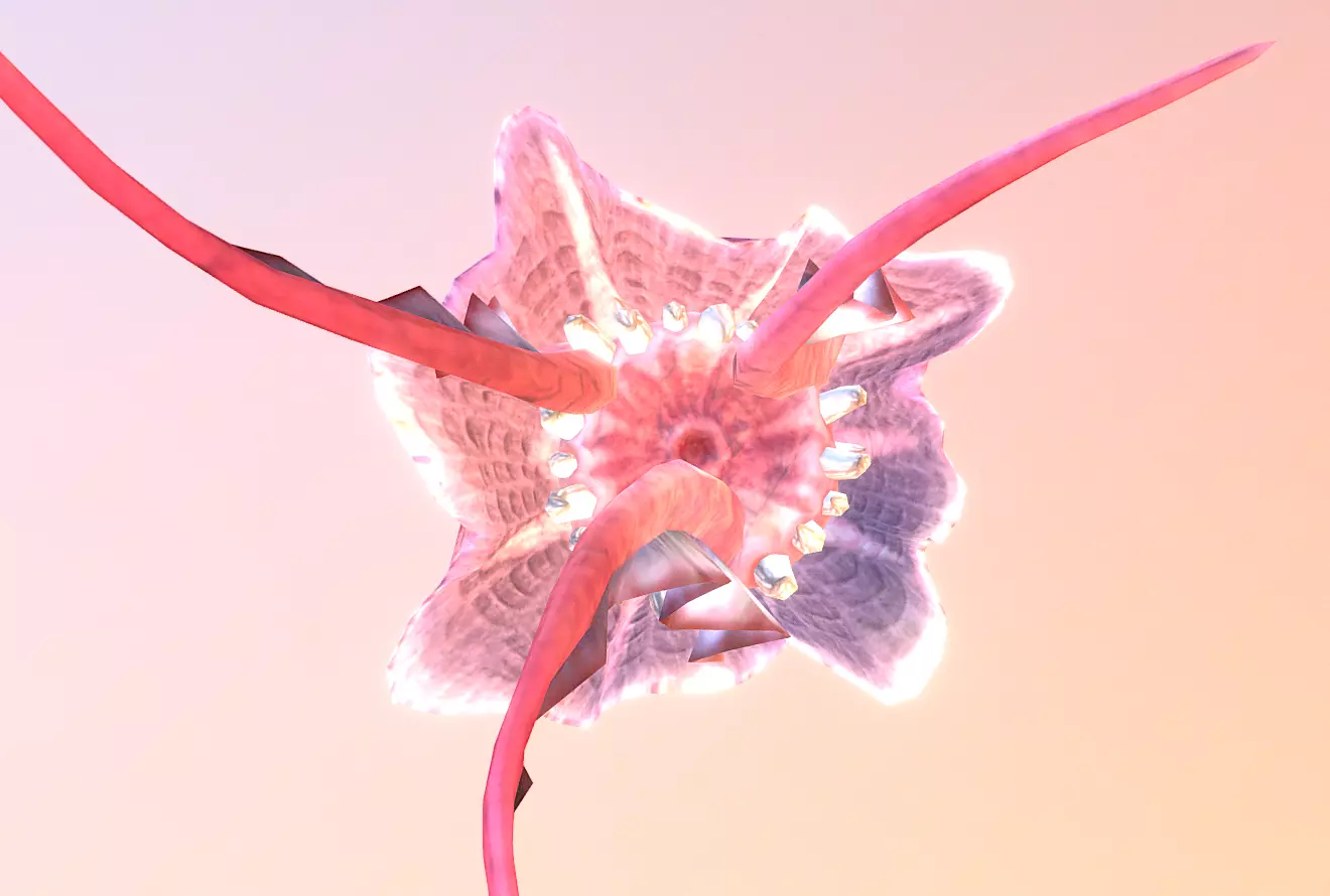 JellyFish seaMonster Mythical Creature Animation 3D model_2