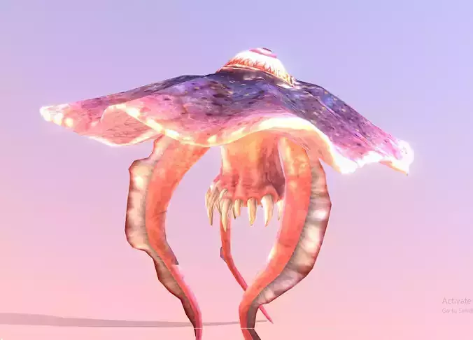 JellyFish seaMonster Mythical Creature Animation