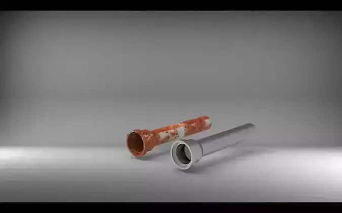 Pipe or Fitting or Rushed Pipe