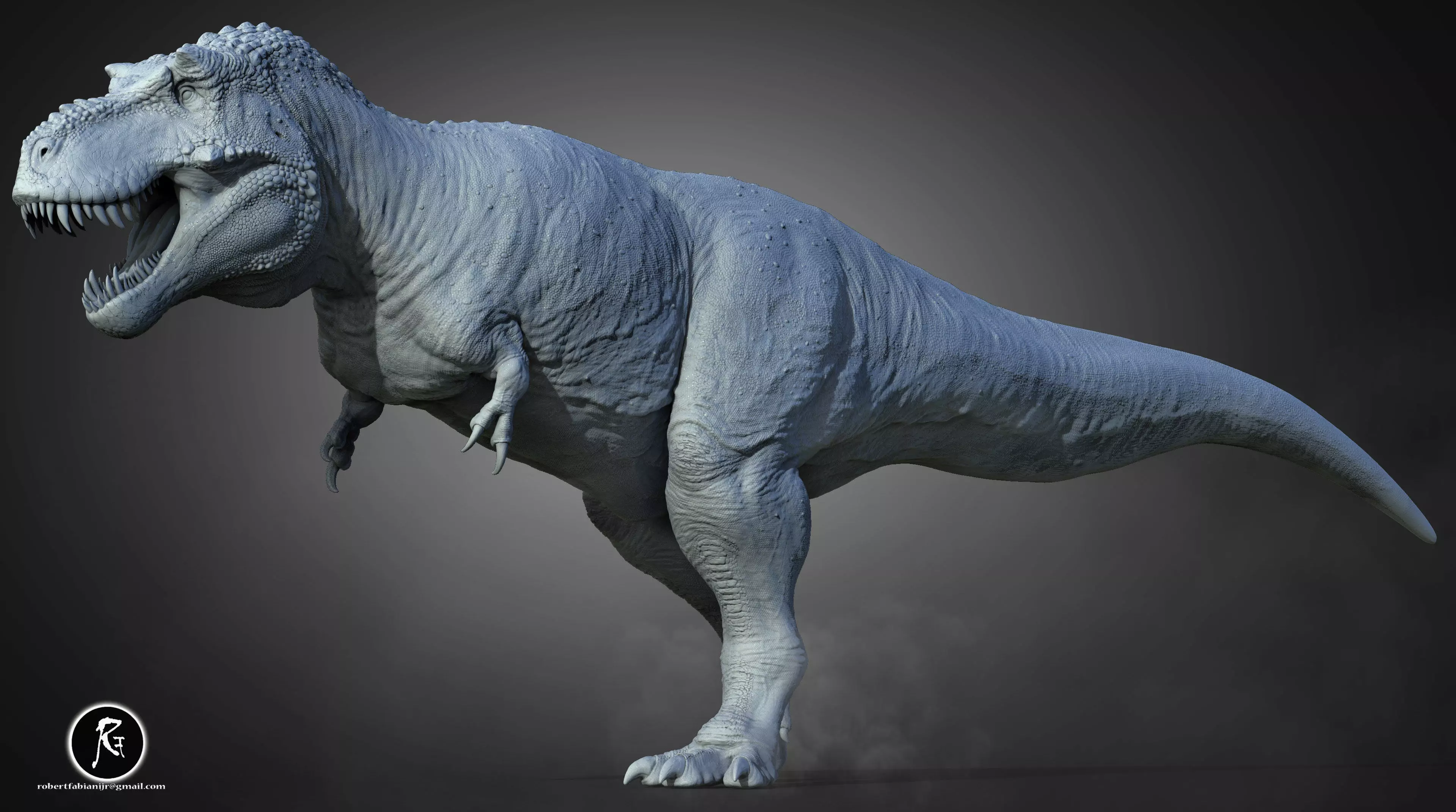 Tyrannosaurus rex Bulldozer Scotty 3D print model_2