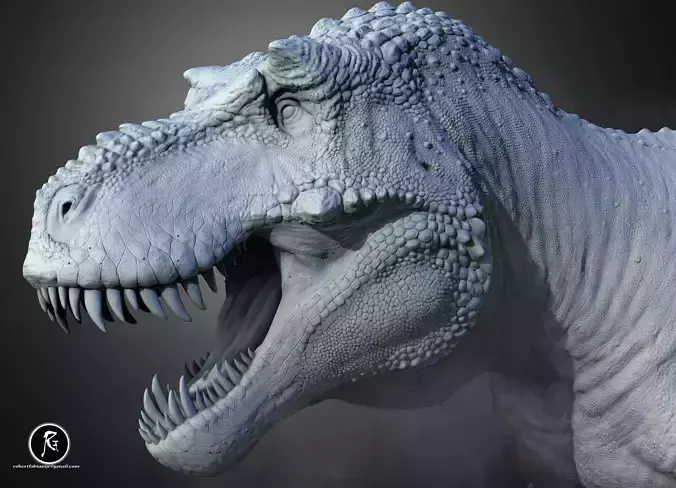 Tyrannosaurus rex Bulldozer Scotty 3D print model