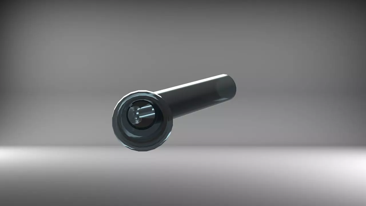 Glass water pipe or Bubbler 3D print model_1