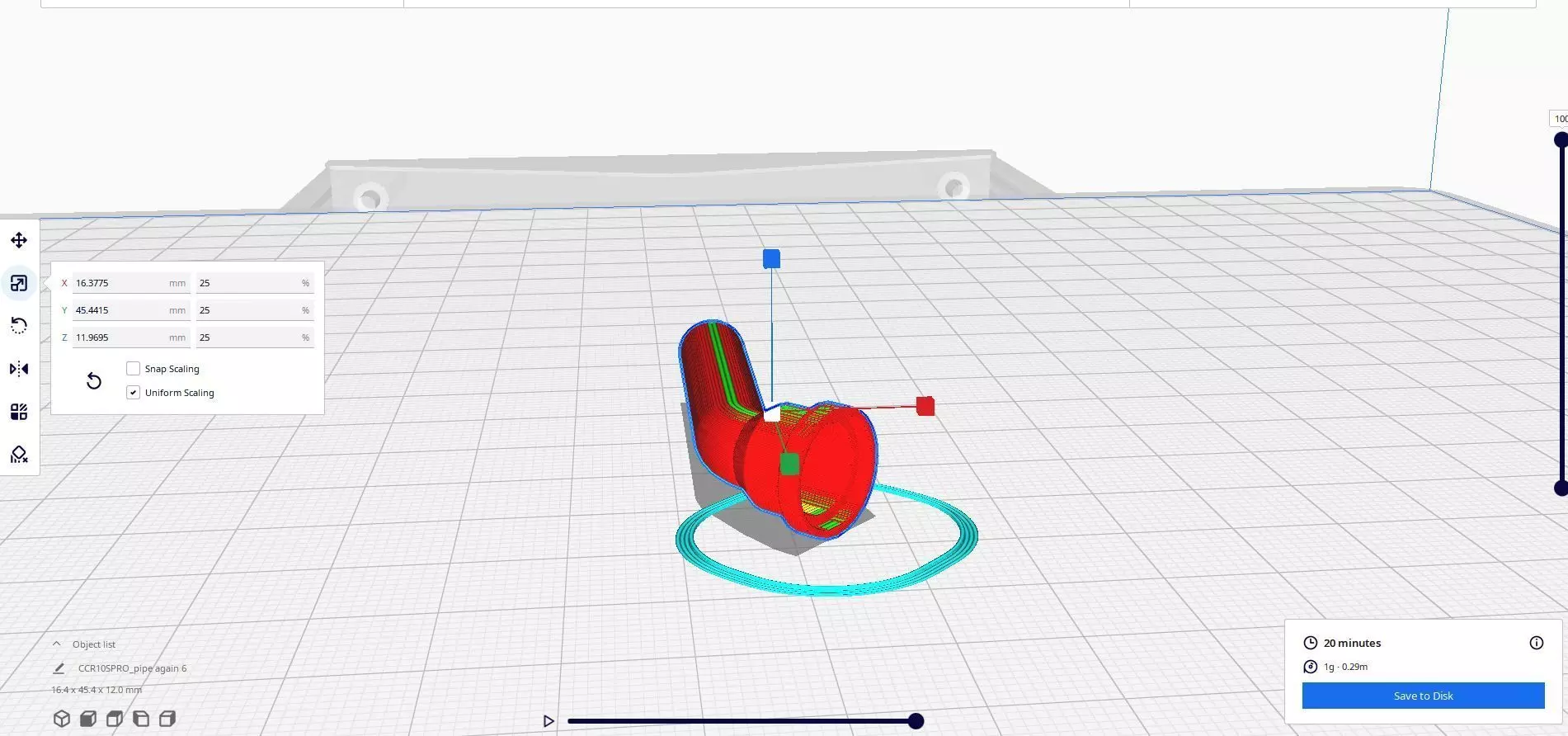 Glass water pipe or Bubbler 3D print model_2