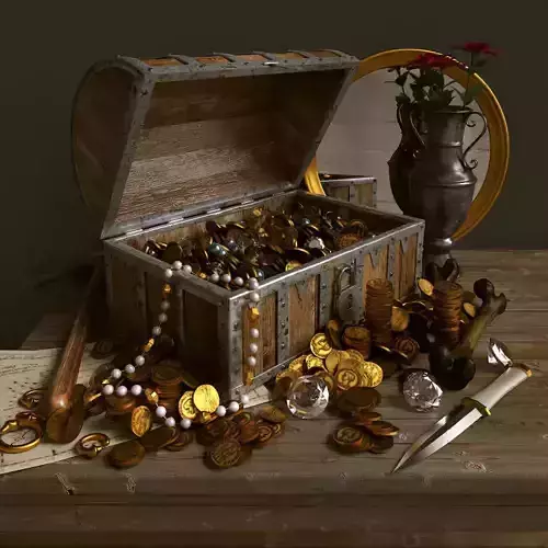 Tresor du pirate 3D model