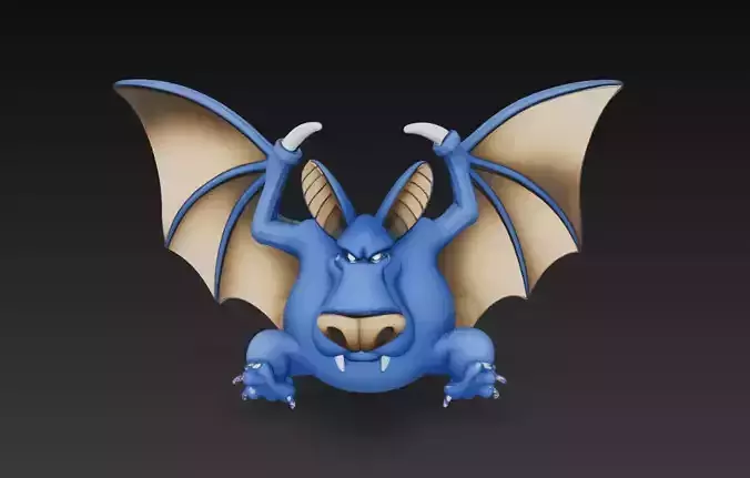 Dragon Quest Monster FatBat STL ready to 3Dprint and DIY