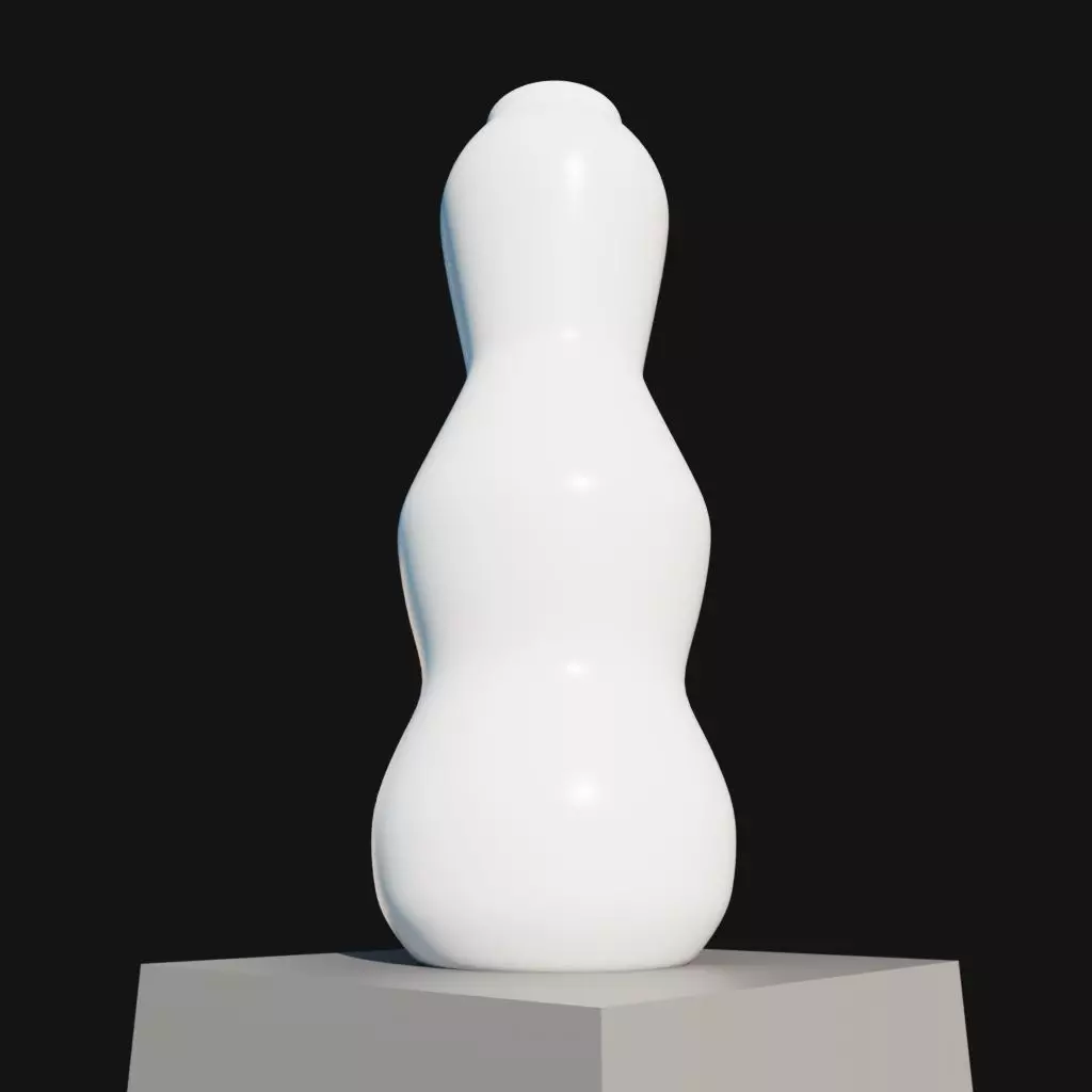Modern Sculptural Vase Free 3D model