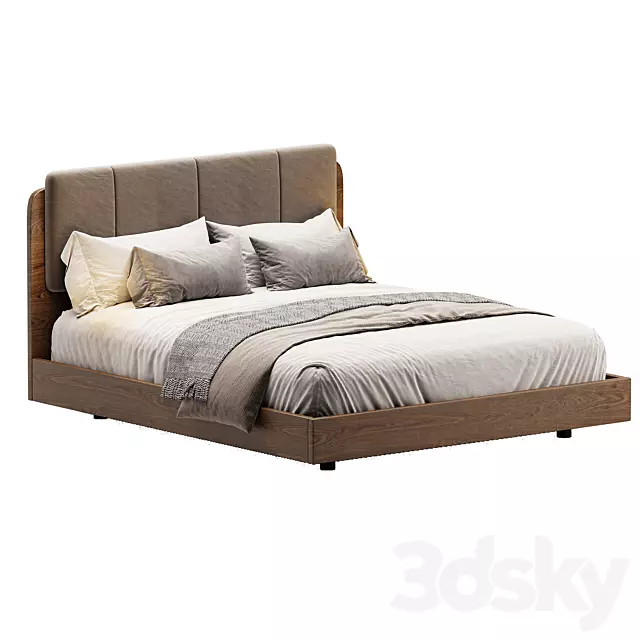 Bruny Bed 3D model_1