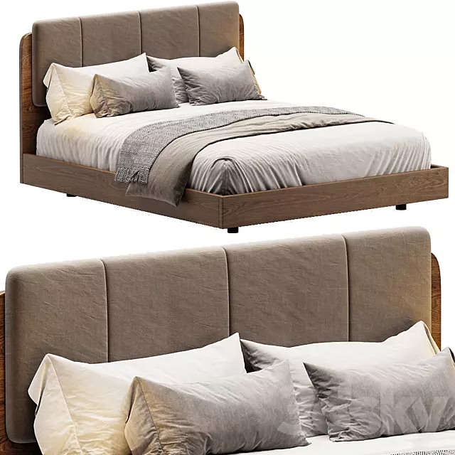 Bruny Bed 3D model_0