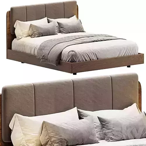 Bruny Bed 3D model