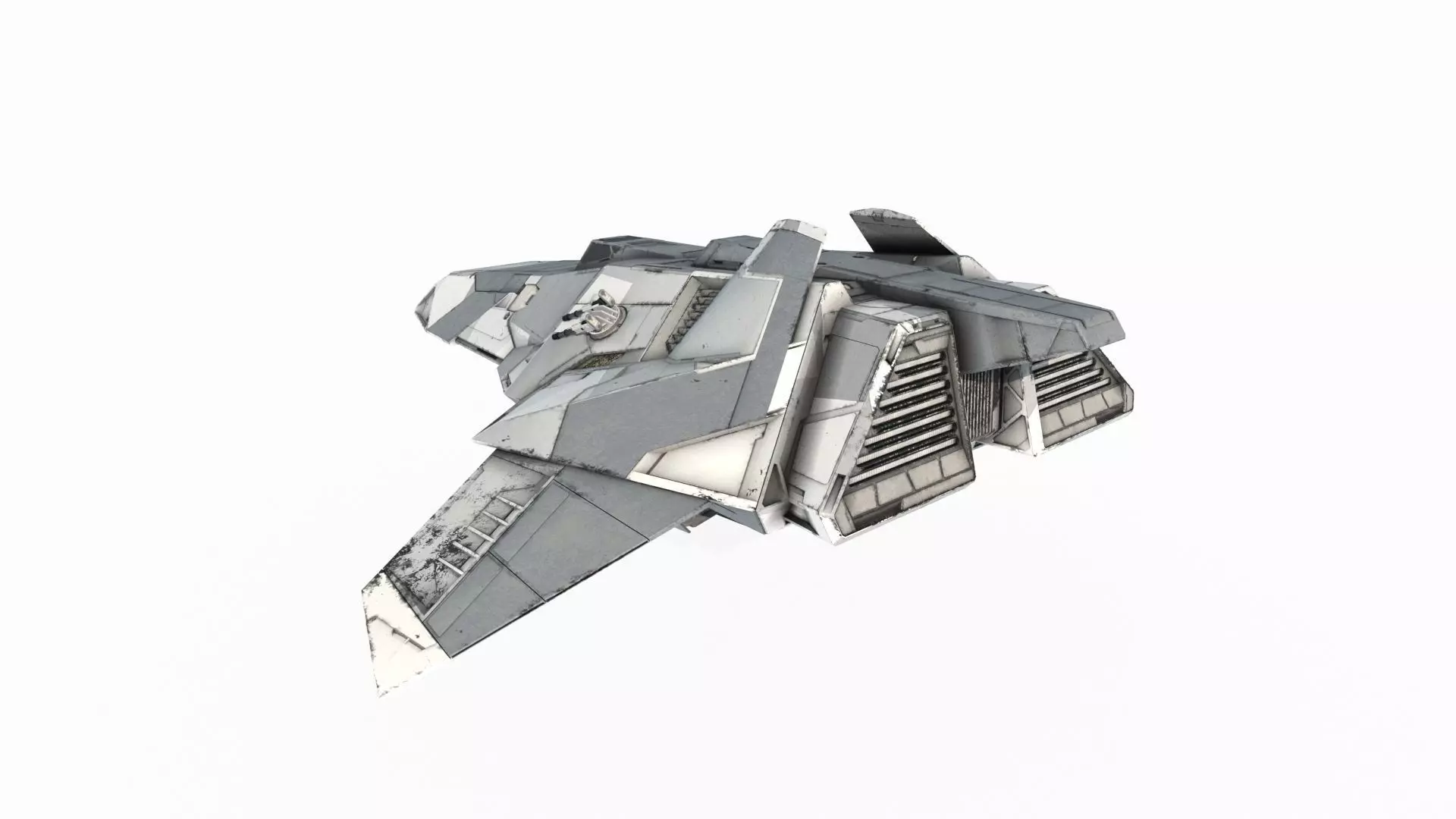 Future sci-fi fighter jets bombers 3D model_5