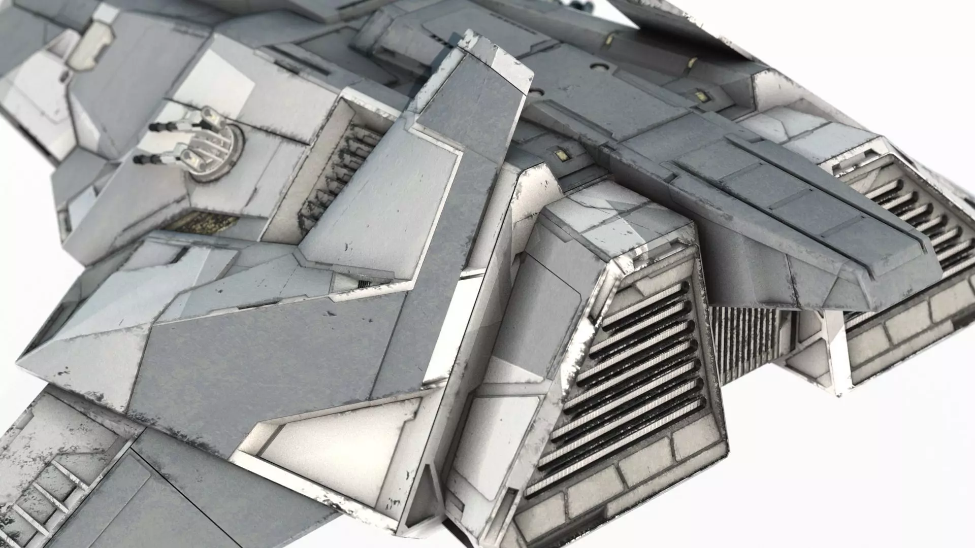 Future sci-fi fighter jets bombers 3D model_11