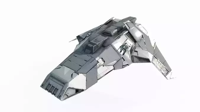 Future sci-fi fighter jets bombers 3D model
