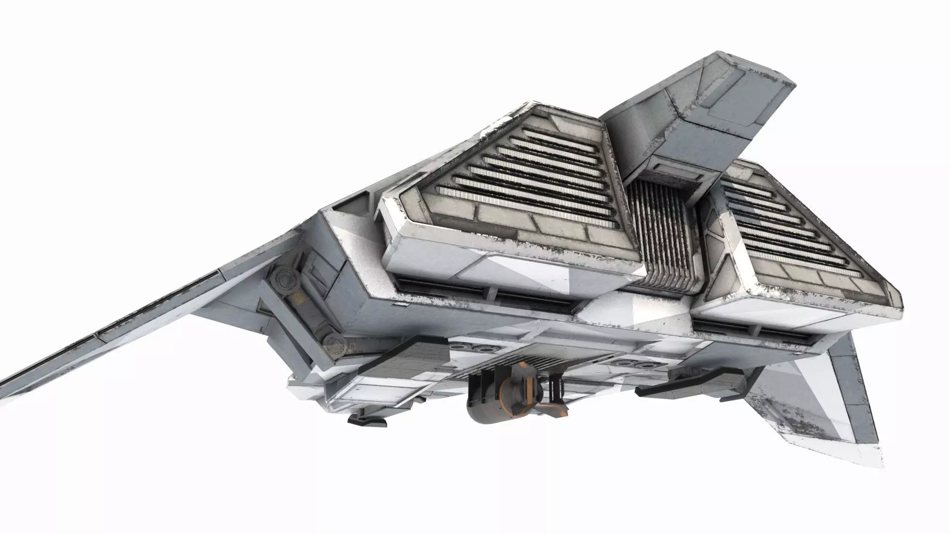 Future sci-fi fighter jets bombers 3D model_7