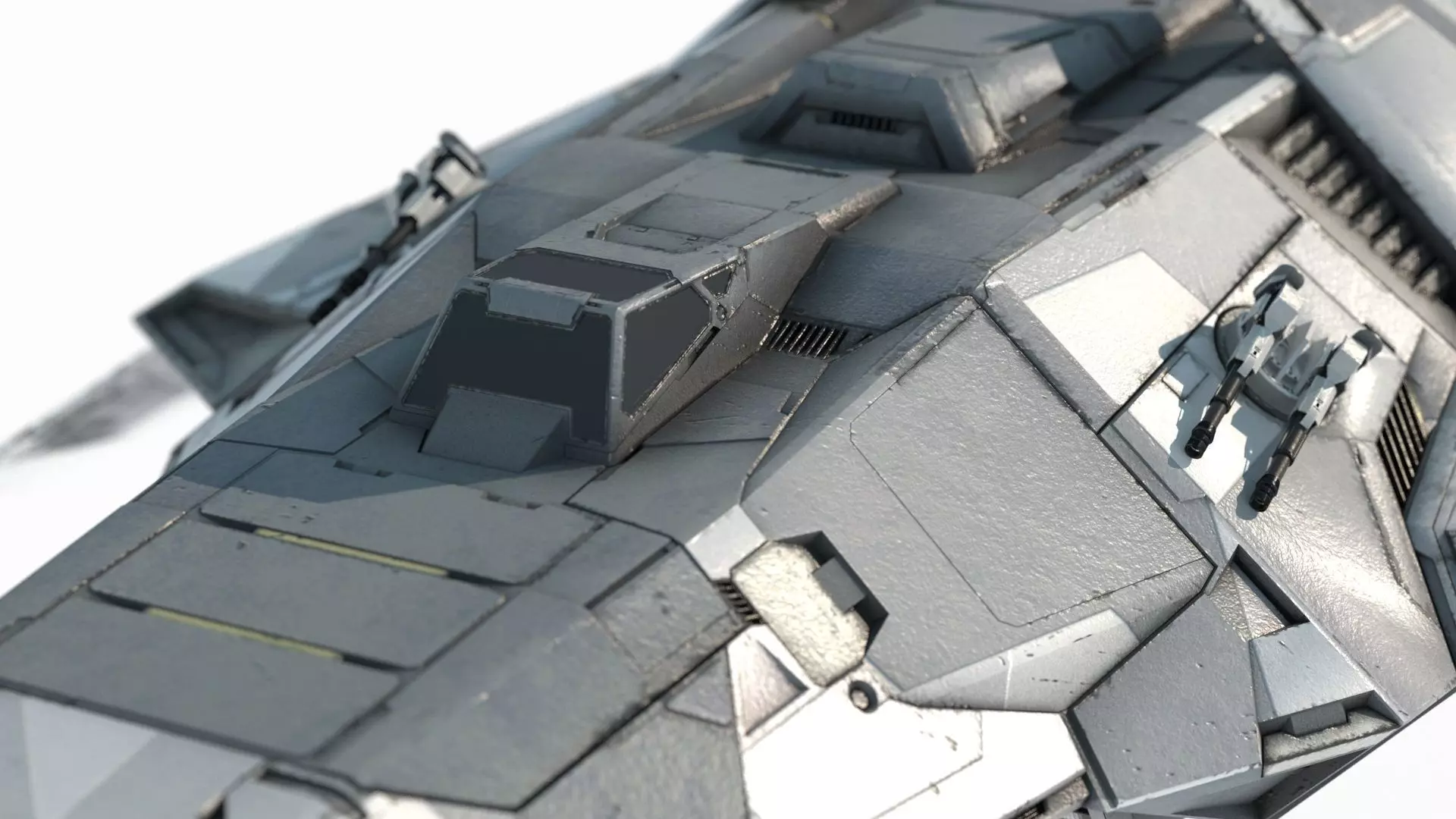 Future sci-fi fighter jets bombers 3D model_10