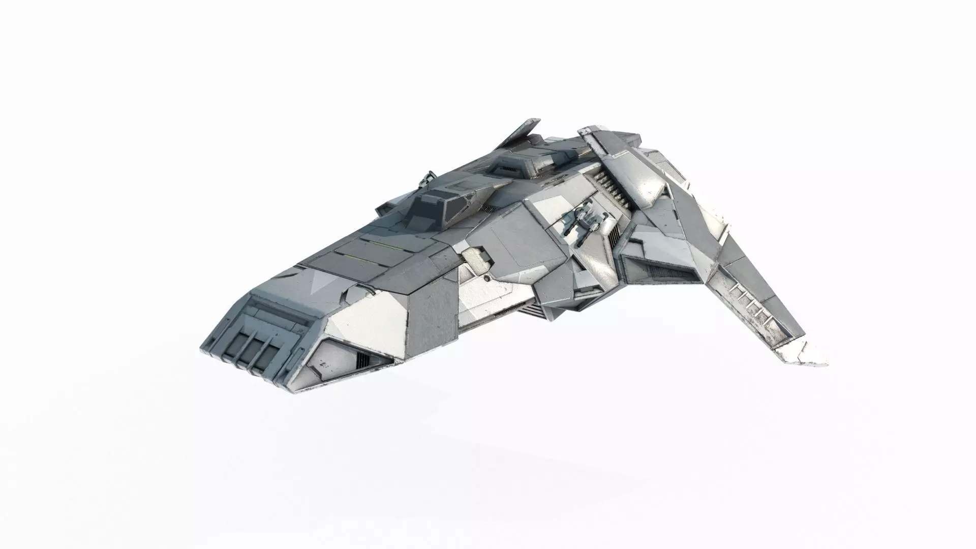 Future sci-fi fighter jets bombers 3D model_6