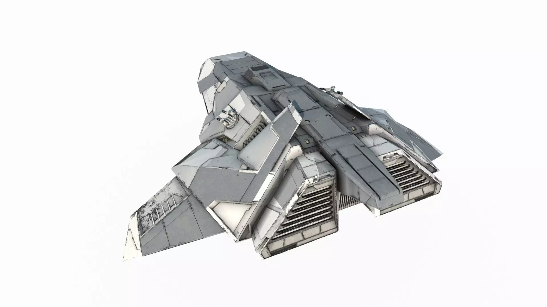 Future sci-fi fighter jets bombers 3D model_4