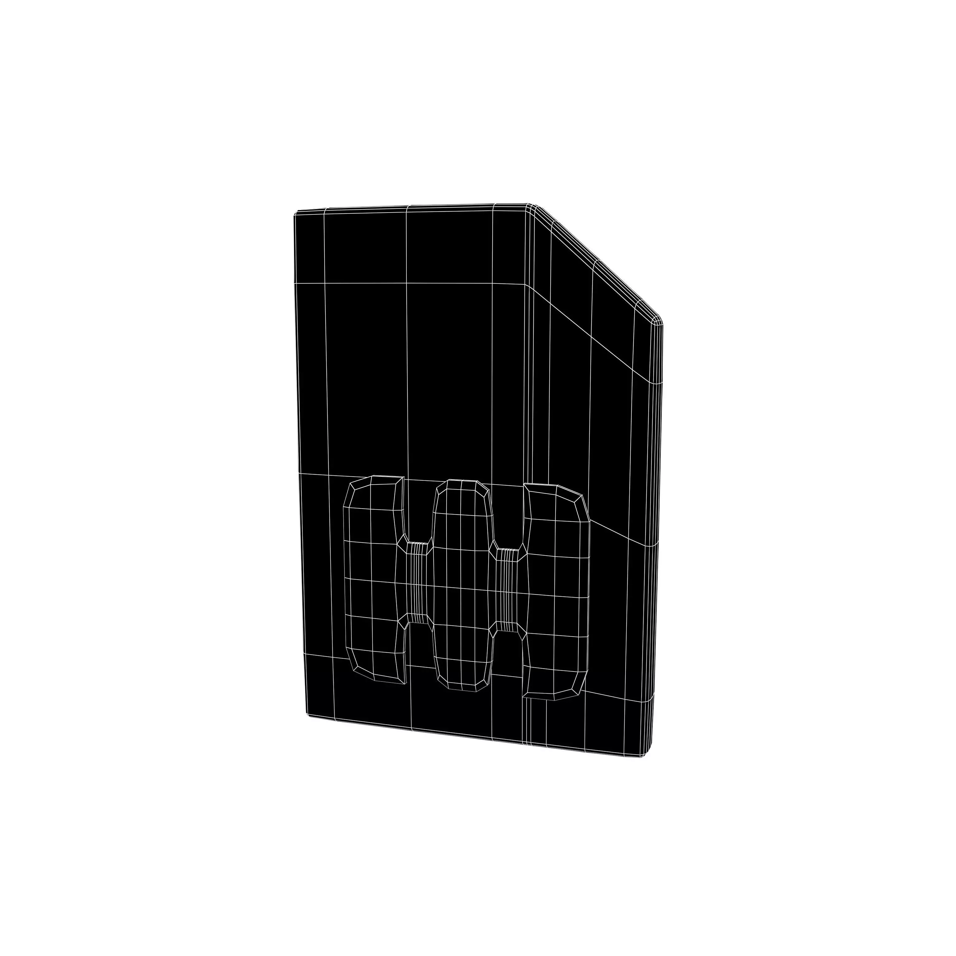 Sim Card Setting Icon v1 003 Low-poly 3D model_4