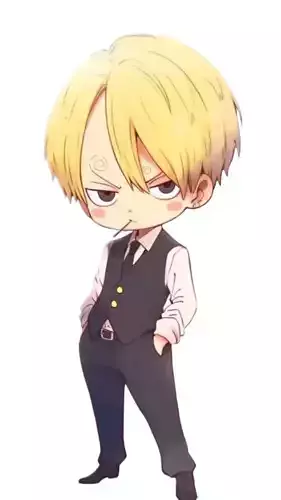 One Piece figure chibi Sanji STL ready to 3D print