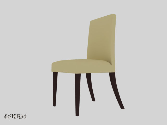 Dining Chair 3D model_5
