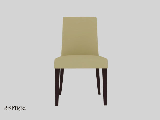 Dining Chair 3D model_3