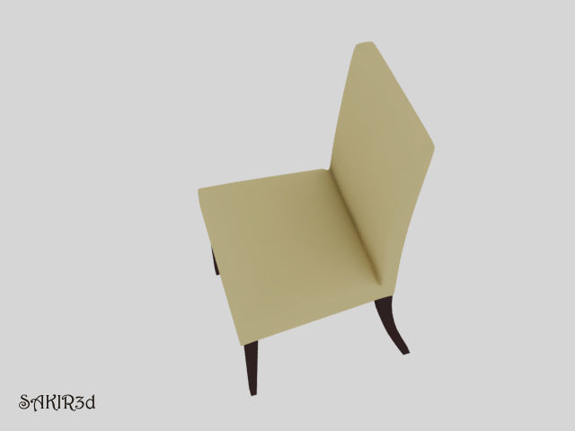 Dining Chair 3D model_1