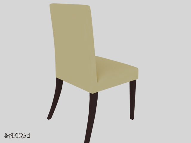Dining Chair 3D model_2
